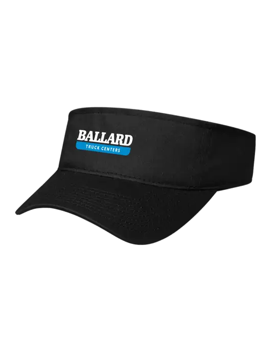 Black Cap Visor w/Ballard Truck Centers Logo