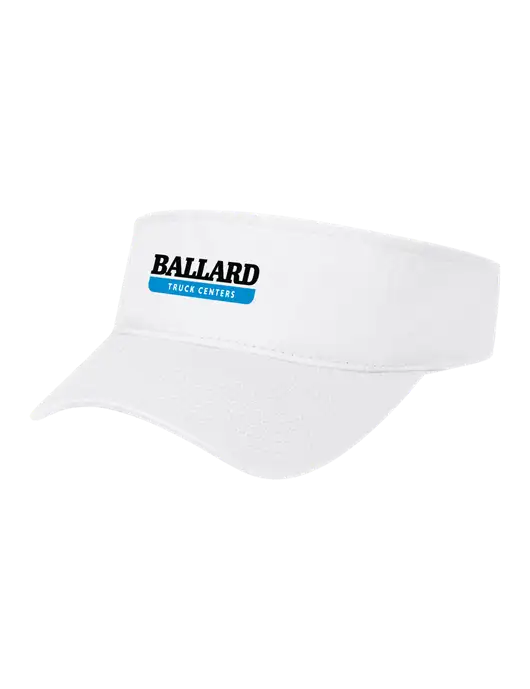 White Cap Visor w/Ballard Truck Centers Logo
