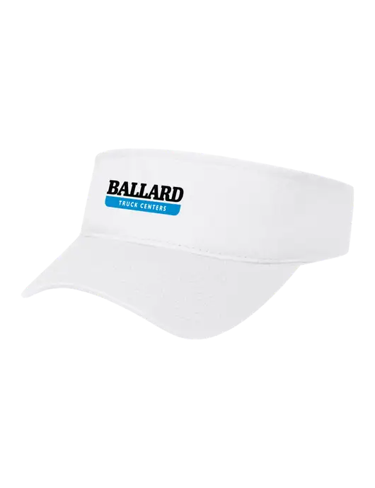 White Cap Visor w/Ballard Truck Centers Logo