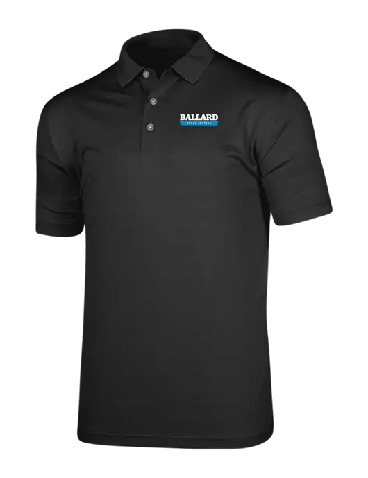 Callaway Vibrant Black Ventilated Polo w/Ballard Truck Centers Logo