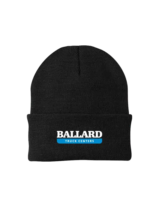 Black Knit Cap w/Ballard Truck Centers Logo
