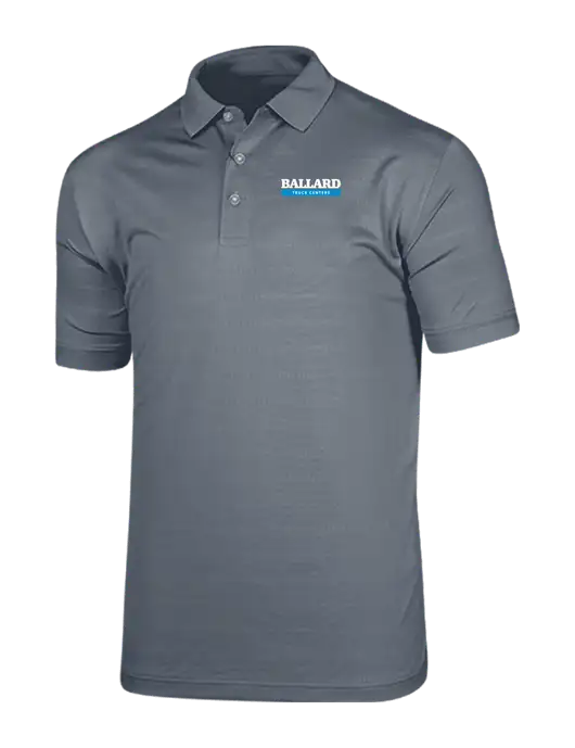 Callaway Vibrant Light Grey Ventilated Polo w/Ballard Truck Centers Logo