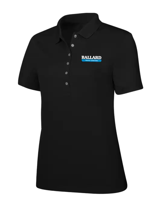 Callaway Womens Ottoman Black Polo w/Ballard Truck Centers Logo