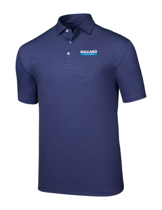 Callaway Birdseye Navy Polo w/Ballard Truck Centers Logo