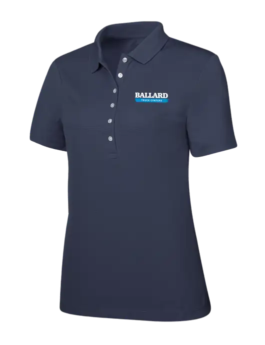 Callaway Womens Ottoman Navy Polo w/Ballard Truck Centers Logo