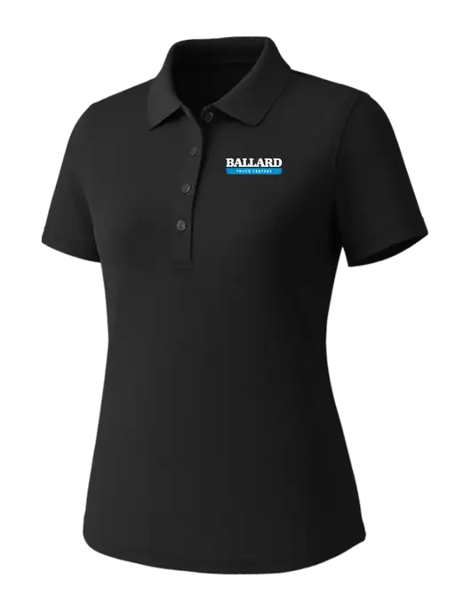 Callaway Womens Core Black Performance Polo w/Ballard Truck Centers Logo