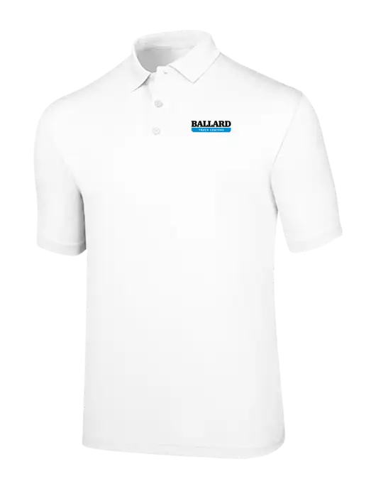 Callaway Opti-Dri White Chev Polo w/Ballard Truck Centers Logo