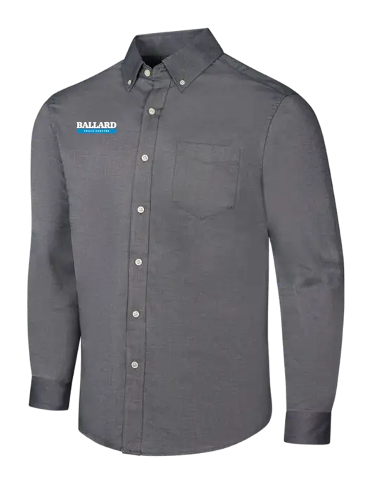 Dark Grey SuperPro Oxford Shirt w/Ballard Truck Centers Logo