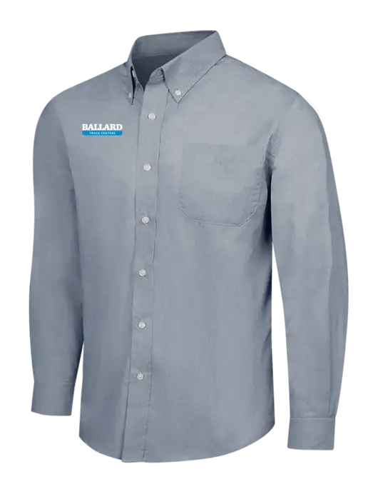 Navy Frost Crosshatch Easy Care Shirt w/Ballard Truck Centers Logo
