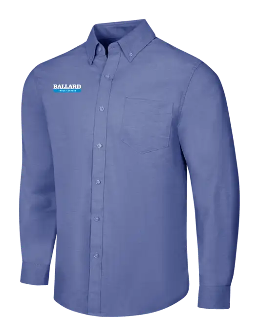Navy SuperPro Oxford Shirt w/Ballard Truck Centers Logo