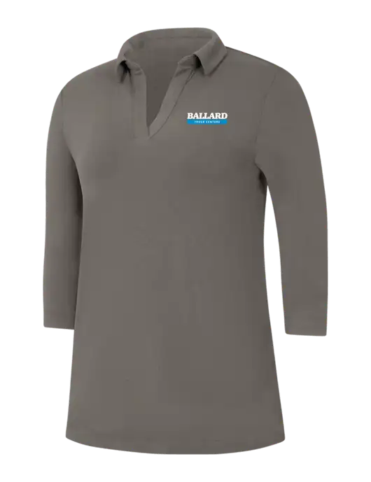 Womens Dark Grey Luxe Knit Tunic w/Ballard Truck Centers Logo