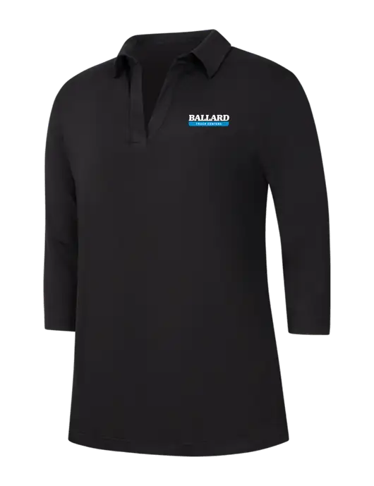 Womens Black Luxe Knit Tunic w/Ballard Truck Centers Logo