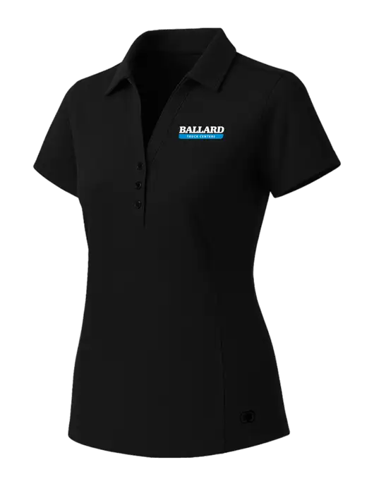 OGIO Womens Blacktop ONYX Polo w/Ballard Truck Centers Logo