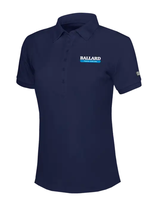 OGIO Womens Navy Jewel Polo w/Ballard Truck Centers Logo