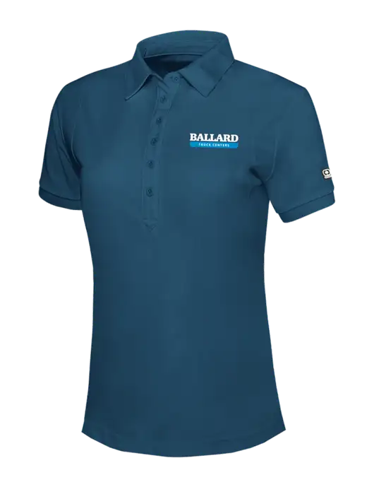 OGIO Womens Light Navy Jewel Polo w/Ballard Truck Centers Logo