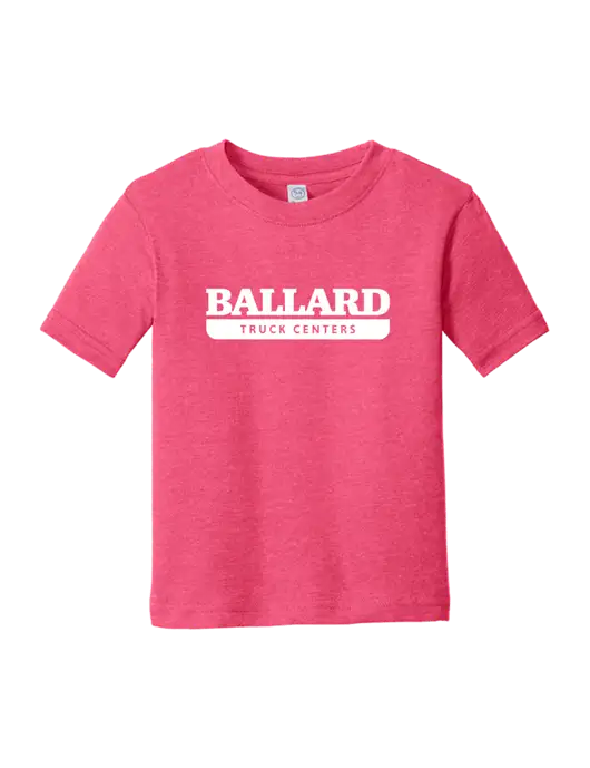 Rabbit Skins Vintage Hot Pink Toddler Fine Jersey Tee w/Ballard Truck Centers Logo