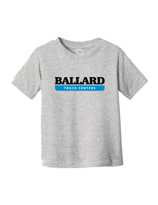Rabbit Skins Light Grey Heather Toddler Fine Jersey Tee w/Ballard Truck Centers Logo