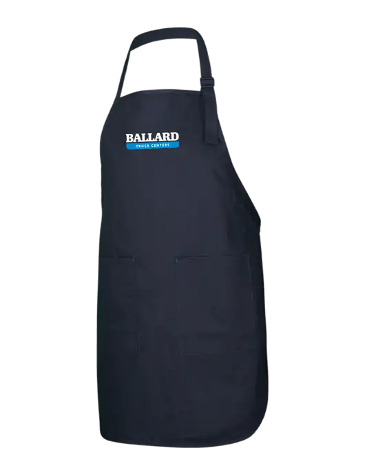 Full-Length Black Apron With Pockets w/Ballard Truck Centers Logo