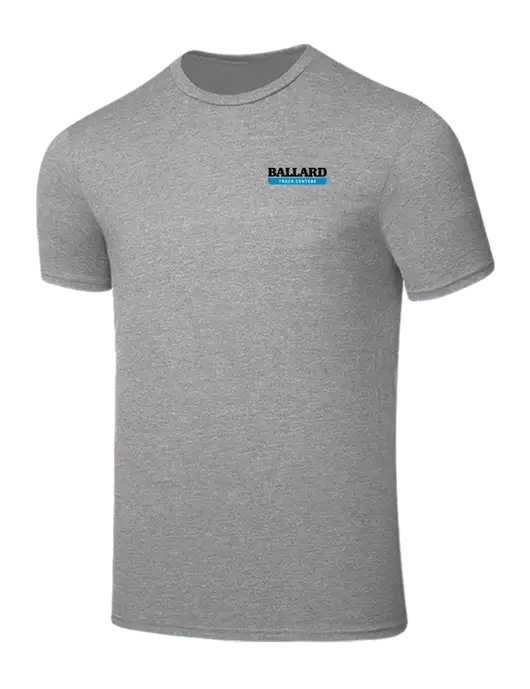Seriously Soft Light Heather Grey T-Shirt w/Ballard Truck Centers Logo