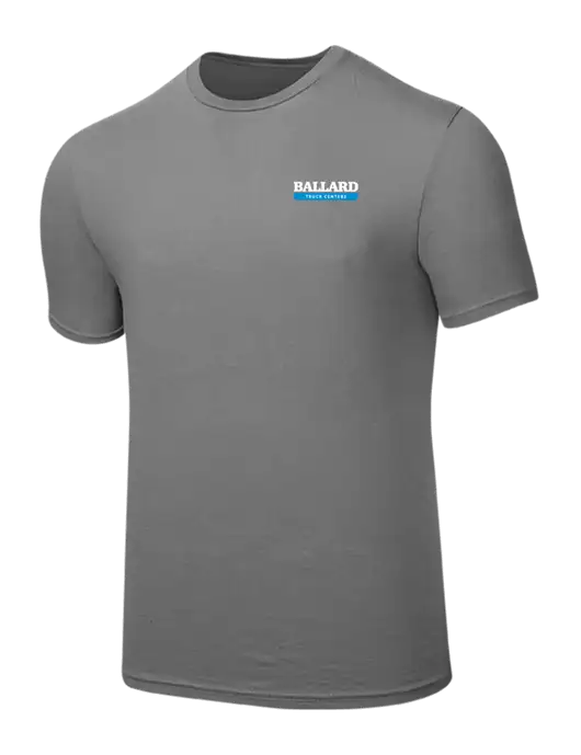 Seriously Soft Medium Grey T-Shirt w/Ballard Truck Centers Logo