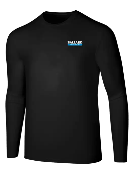 Seriously Soft Black Long Sleeve T-Shirt w/Ballard Truck Centers Logo