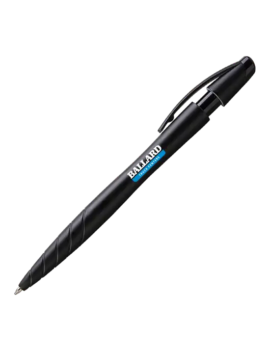 Awali Black Metallic Pen - Black Ink w/Ballard Truck Centers Logo