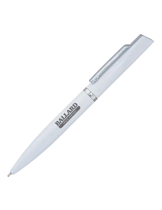 Santos White Pen - Black Ink w/Ballard Truck Centers Logo