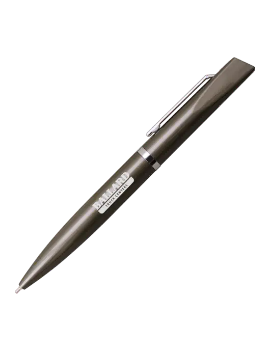 Santos Gunmetal Pen - Black Ink w/Ballard Truck Centers Logo