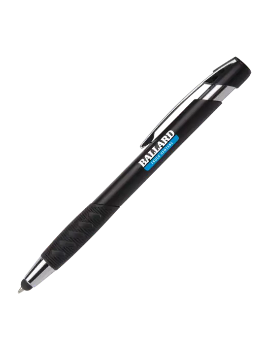 Alize Black Stylus Black Ink Pen w/Ballard Truck Centers Logo