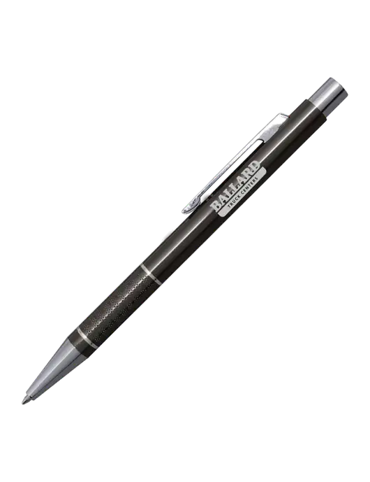 St George Gunmetal Pen - Blue Ink w/Ballard Truck Centers Logo