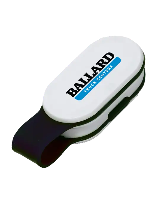 Magna Clip Black Personal Safety Light w/Ballard Truck Centers Logo