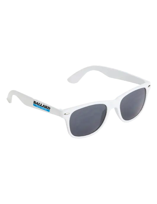 Daytona White Sunglasses w/Ballard Truck Centers Logo