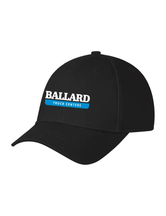 Black Structured Cap Hook & Loop w/Ballard Truck Centers Logo