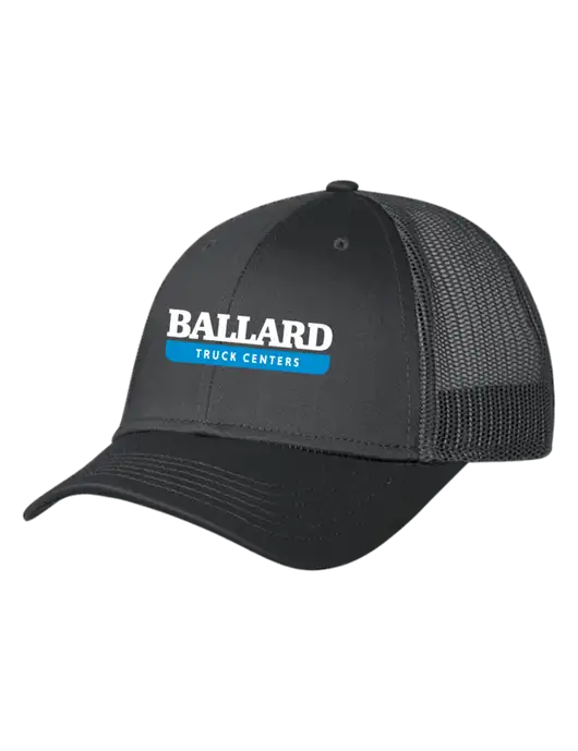 Charcoal Mesh Trucker Cap Snap Back w/Ballard Truck Centers Logo