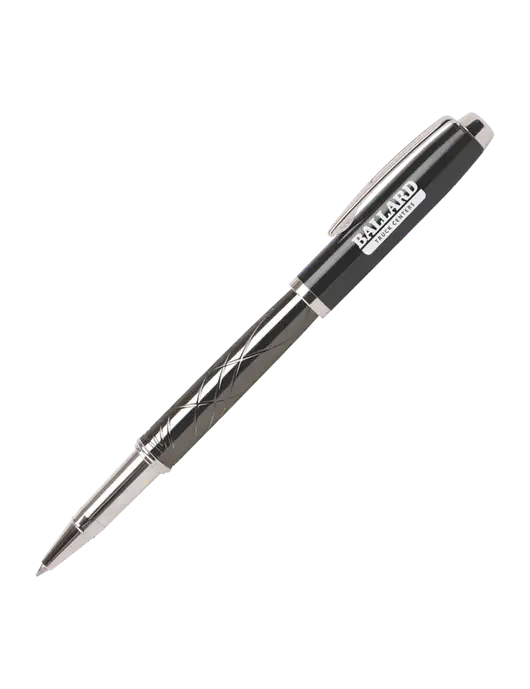 Modernist Black Rollerball Pen - Black Ink w/Ballard Truck Centers Logo