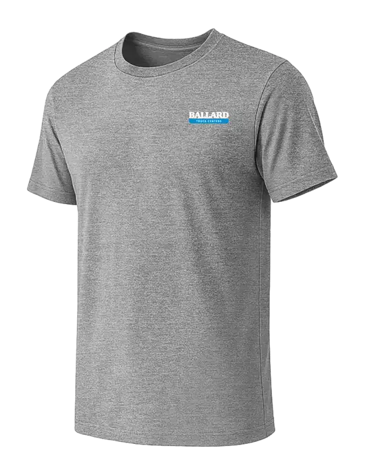BELLA+CANVAS Heather Grey CVC Short Sleeve Tee w/Ballard Truck Centers Logo