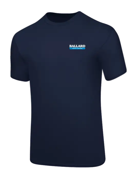 Core Blend Navy T-Shirt w/Ballard Truck Centers Logo