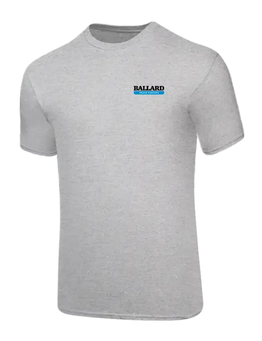 Core Blend Light Grey Heather T-Shirt w/Ballard Truck Centers Logo