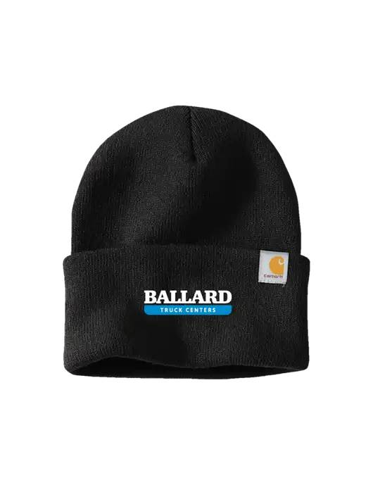 Carhartt Black Watch Cap 2.0 w/Ballard Truck Centers Logo
