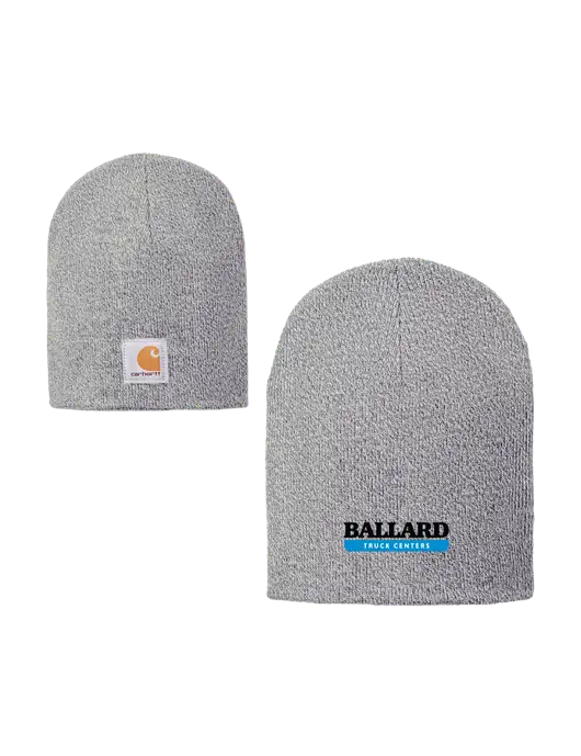 Carhartt Light Grey Heather Acrylic Knit Hat w/Ballard Truck Centers Logo