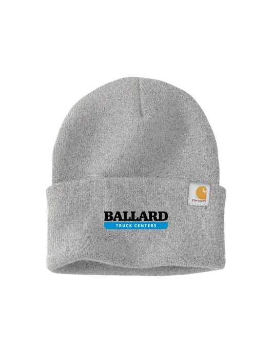Carhartt Light Grey Heather Watch Cap 2.0 w/Ballard Truck Centers Logo