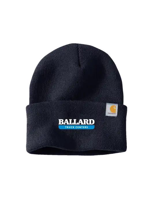Carhartt Navy Watch Cap 2.0 w/Ballard Truck Centers Logo