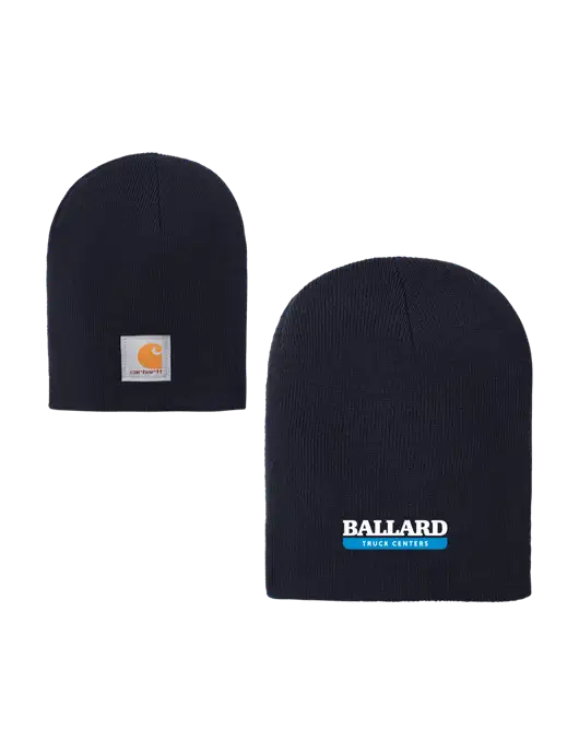 Carhartt Dark Navy Acrylic Knit Hat w/Ballard Truck Centers Logo