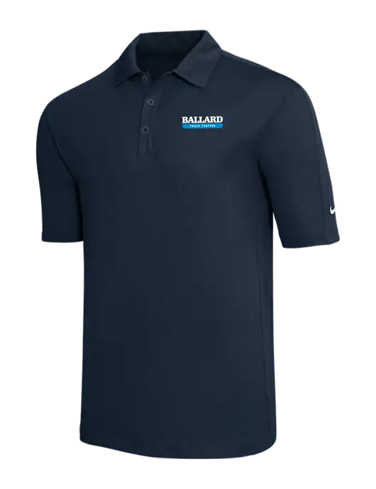 Nike Navy Tech Sport Dri-FIT Polo w/Ballard Truck Centers Logo