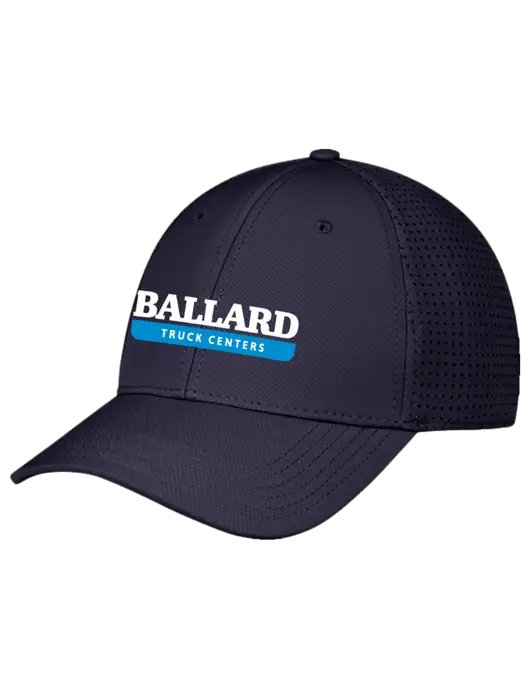 Navy Performance Stretchable Cap Hook & Loop w/Ballard Truck Centers Logo