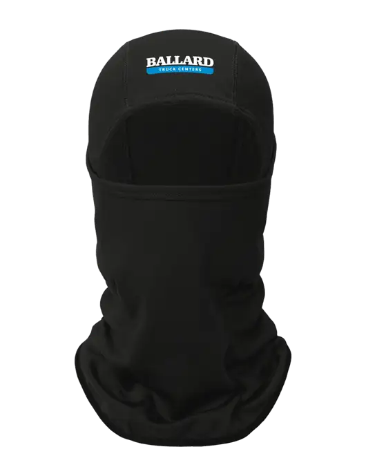 Black CornerStone Smooth Fleece Face Mask w/Ballard Truck Centers Logo