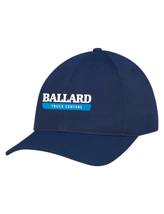 Navy Nylon Twill Performance Cap w/Ballard Truck Centers Logo