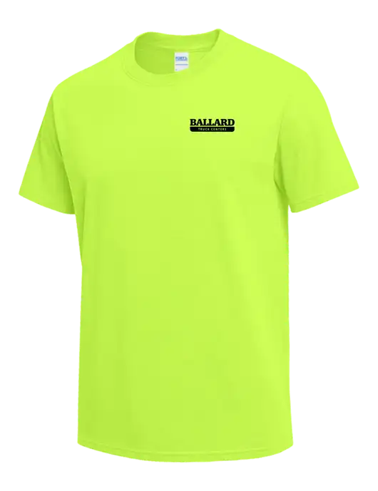 Safety Green Heavyweight 6.1 oz T-Shirt w/Ballard Truck Centers Logo