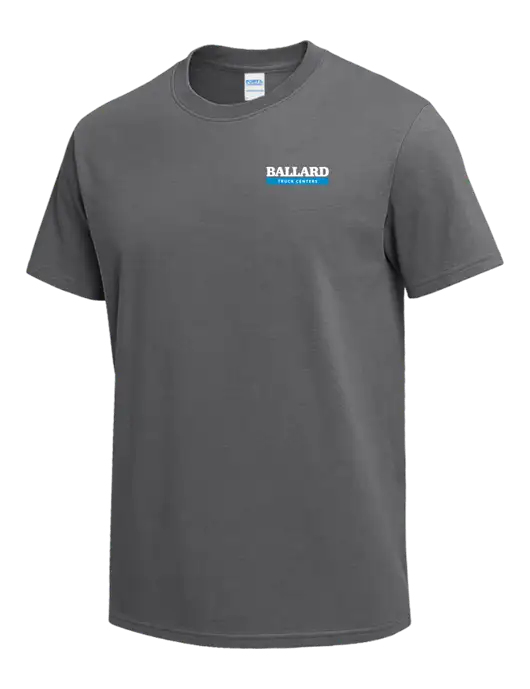 Medium Grey Heavyweight 6.1 oz T-Shirt w/Ballard Truck Centers Logo