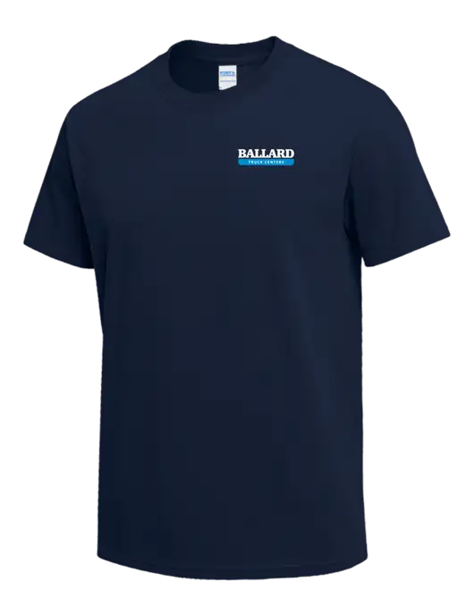 Navy Heavyweight 6.1 oz T-Shirt w/Ballard Truck Centers Logo